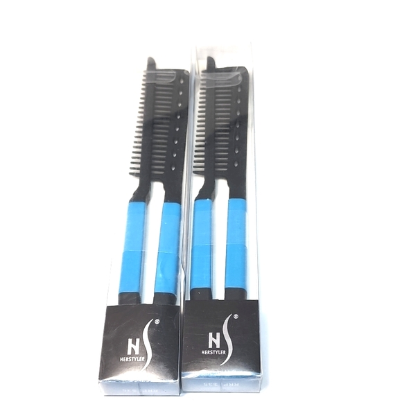 LOT of 2pcs HerStyler Easy Combs Blue - Picture 2 of 2